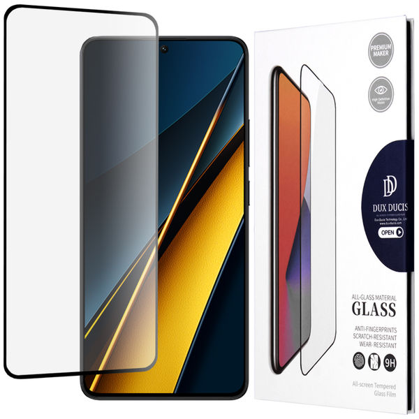 Dux Ducis - Tempered Glass - Xiaomi Poco X6 Pro - Black