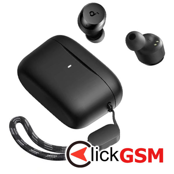 Anker - Wireless Earbuds A25i (A3948G11) - TWS, Bluetooth 5.3, Touch Control with Charging Case, IPX5 - Black