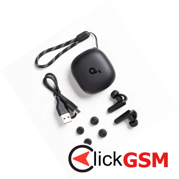 Anker - Wireless Earbuds R50i (A3949G21) - with Charging Case, Extra-bass, AI-Enhanced Calls - White