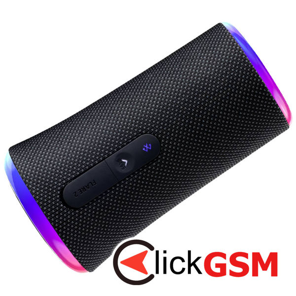 Anker - Wireless Speaker Flare II (A3165G11) - Bluetooth 50, RGB LED Lights, 20W - Black