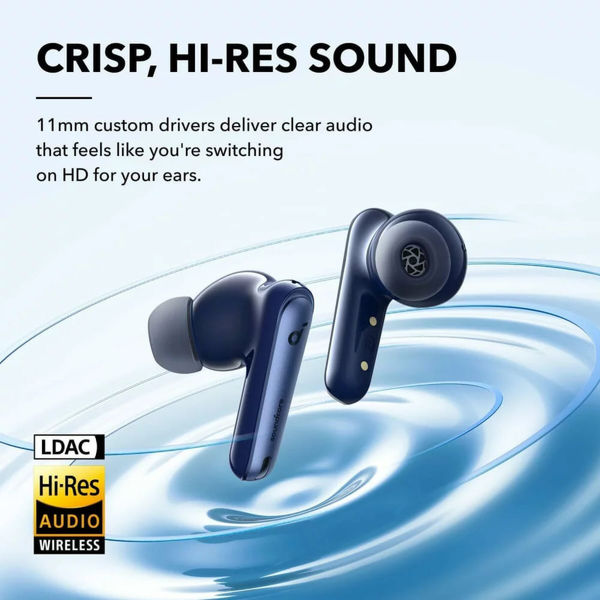Anker - Wireless Earbuds SoundCore Liberty 4 NC (A3947G31) - Bluetooth 5.3, ANC 2.0, Hi-Res Sound, LDAC, IPX4 - Blue