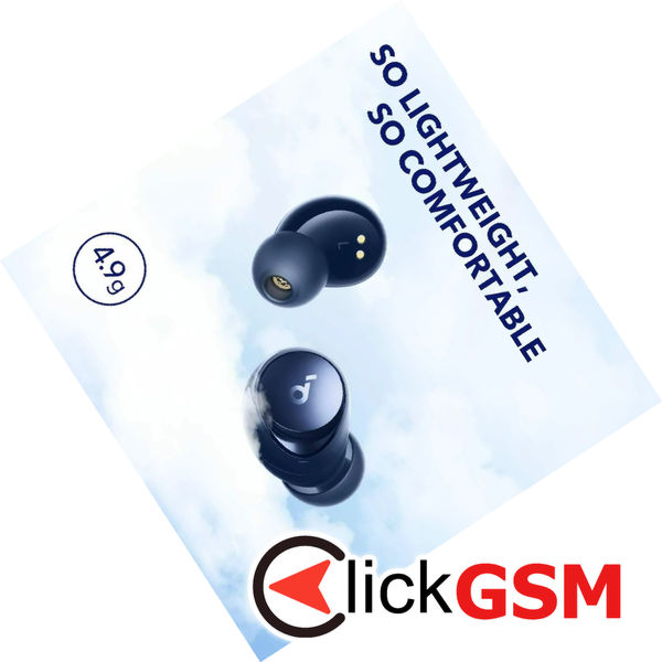 Anker - Wireless Earbuds SoundCore Space A40 (A3936G31) - Bluetooth 5.2, ANC, Hi-Res Sound, Wireless&Type-C Charging - Blue