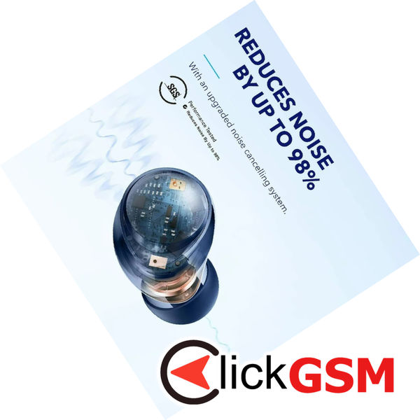 Anker - Wireless Earbuds SoundCore Space A40 (A3936G31) - Bluetooth 5.2, ANC, Hi-Res Sound, Wireless&Type-C Charging - Blue