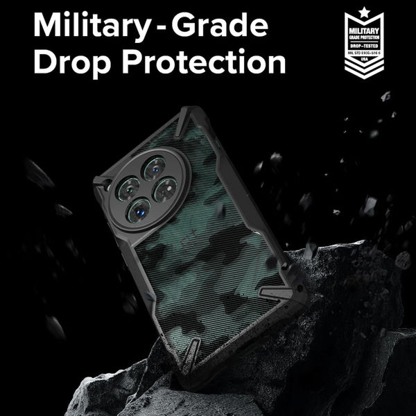 Ringke - Fusion X Design - OnePlus 12 - Camo Black