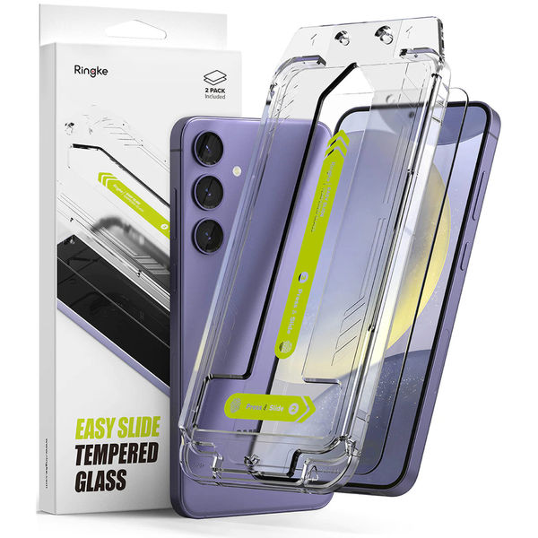 Ringke - Easy Slide Tempered Glass (2 pack) - Samsung Galaxy S24 Plus - Clear