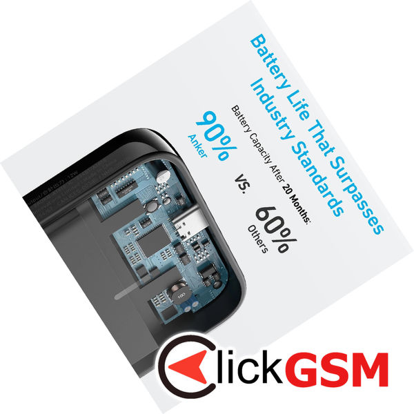 Anker - Power Bank 321 (A1616G11) - MagSafe, Type-C, for iPhone, 5000mAh - Black