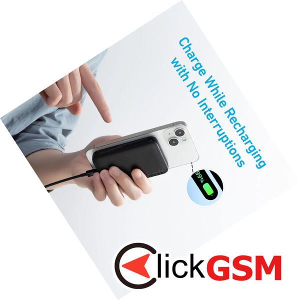 Anker - Power Bank 321 (A1616G11) - MagSafe, Type-C, for iPhone, 5000mAh - Black