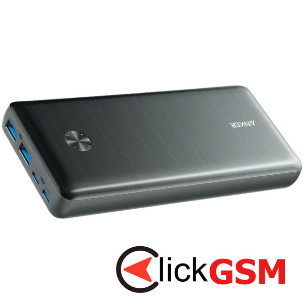 Anker - Power Bank PowerCore III Elite (A1291H11) - 2x Type-C, 2x USB, 25600mAh, 87W - Black
