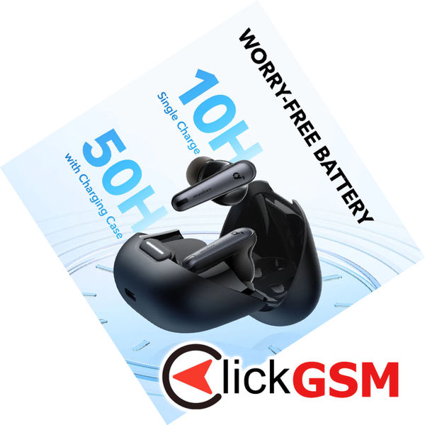 Anker - Wireless Earbuds SoundCore Liberty 4 NC (A3947G11) - Bluetooth 5.3, ANC 2.0, Hi-Res Sound, LDAC, IPX4 - Black