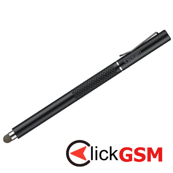 Spigen - Stylus Pen - for Phone, Tablet and Watch, Flexible 180° Disk Tip - Black