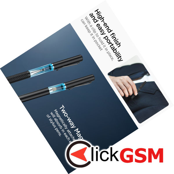 Spigen - Stylus Pen - for Phone, Tablet and Watch, Flexible 180° Disk Tip - Black