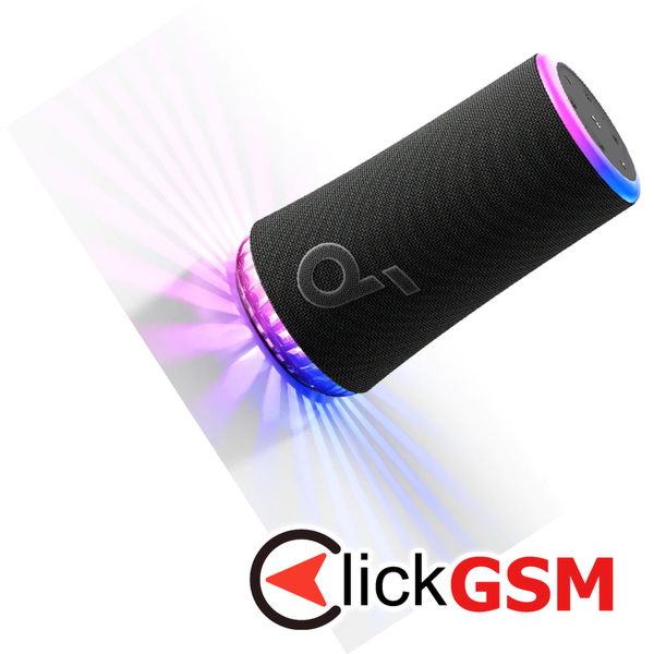 Anker - Wireless Speaker SoundCore Glow (A3166G11) - 360° Sound, 30W, IP67 - Black