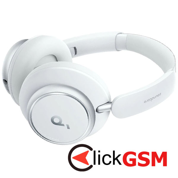 Anker - Wireless Headphones Space Q45 (A3040G21) - Bluetooth 5.3, Noise Cancelling, USB-C - White