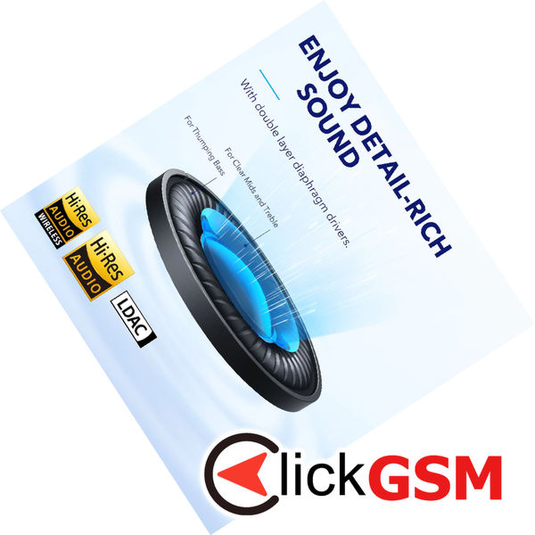 Anker - Wireless Headphones Space Q45 (A3040G21) - Bluetooth 5.3, Noise Cancelling, USB-C - White