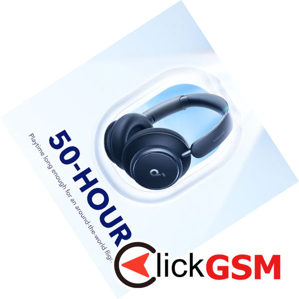 Anker - Wireless Headphones Space Q45 (A3040G31) - Bluetooth 5.3, Noise Cancelling, USB-C - Blue