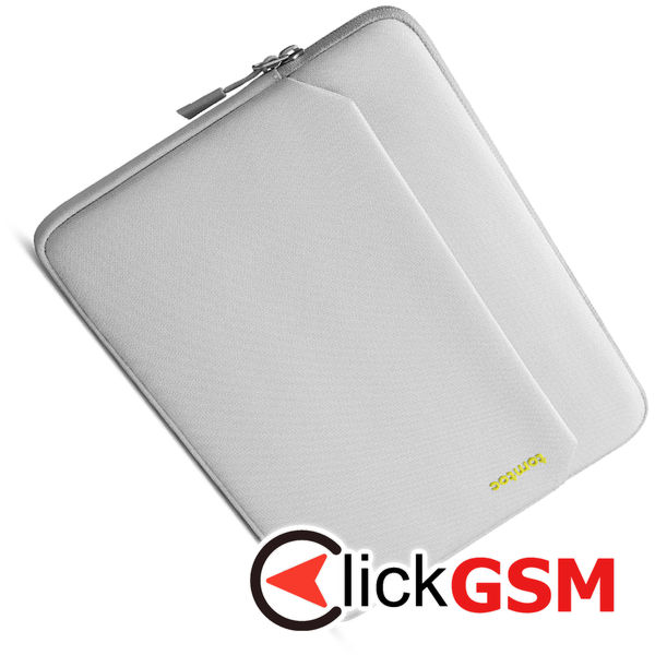 Tomtoc - Tablet Sleeve (B18B1G1) - for iPad with Shock-Absorbing Padding, 12.9” - Light Gray