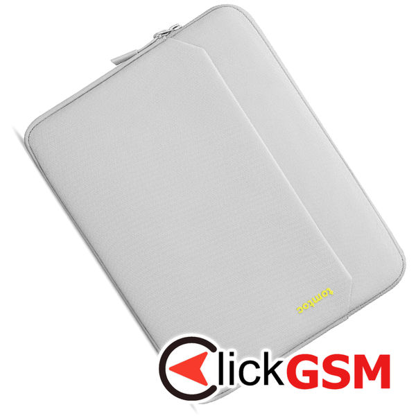 Tomtoc - Tablet Sleeve (B18B1G1) - for iPad with Shock-Absorbing Padding, 12.9” - Light Gray