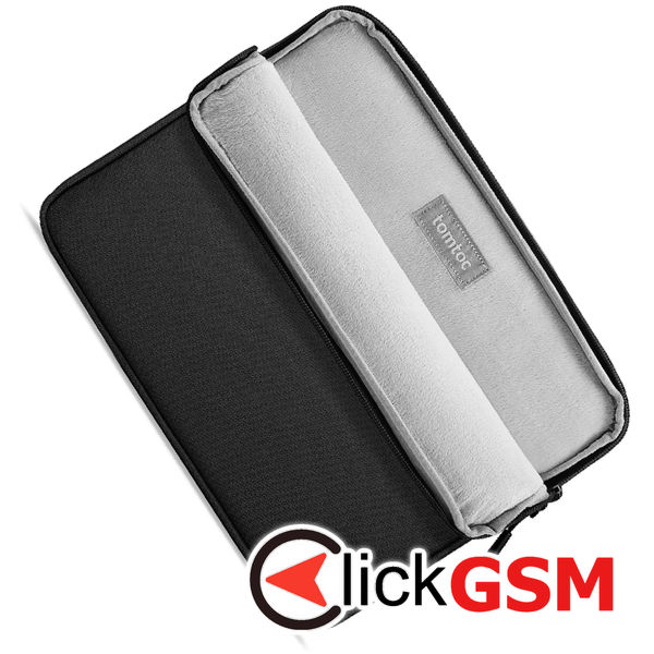 Tomtoc - Tablet Sleeve (B18B1D1) - for iPad with Shock-Absorbing Padding, 12.9” - Black