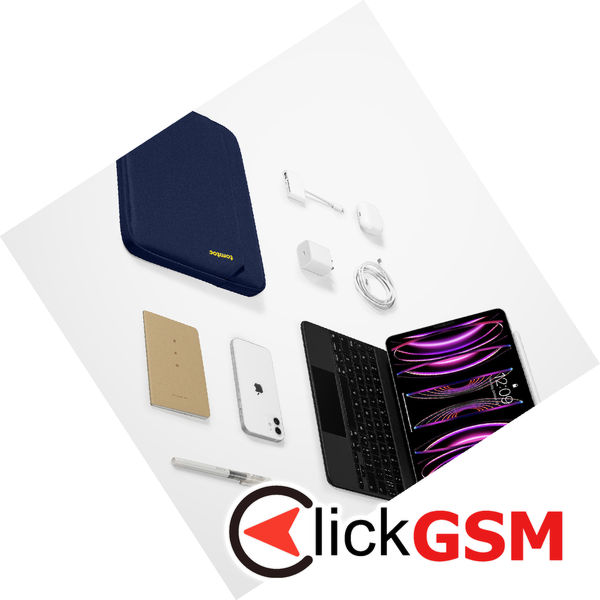 Tomtoc - Tablet Sleeve (B18B1B2) - for iPad with Shock-Absorbing Padding, 12.9” - Navy Blue