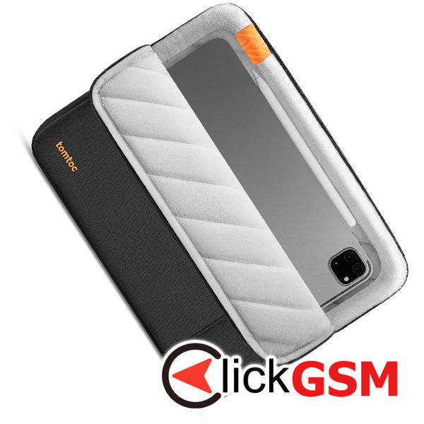 Tomtoc - Tablet Sleeve (B13B1D1) - for iPad with Shock-Absorbing Padding, 12.9” - Black