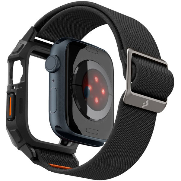 Spigen - Lite Fit Pro - Apple Watch 4 / 5 / 6 / SE / SE 2 / 7 / 8 / 9 (44 / 45mm) - Matte Black