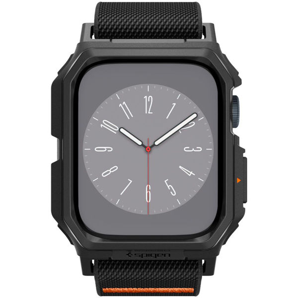 Spigen - Lite Fit Pro - Apple Watch 4 / 5 / 6 / SE / SE 2 / 7 / 8 / 9 (44 / 45mm) - Matte Black