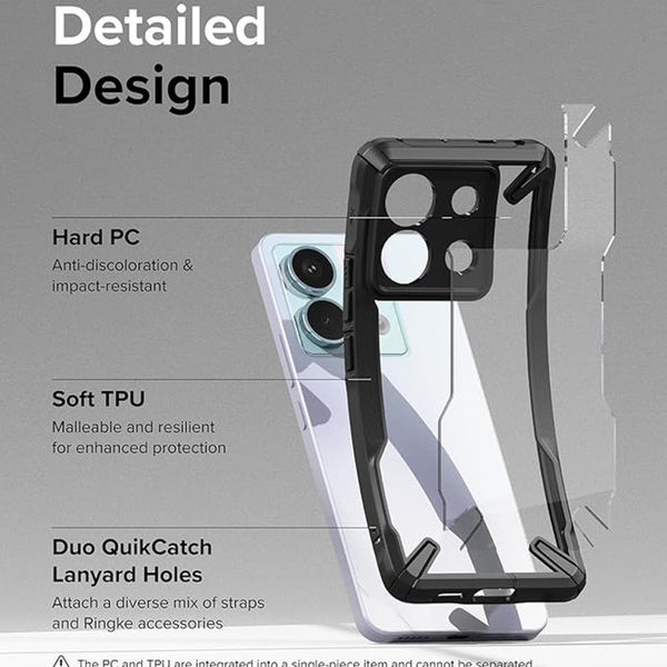 Ringke - Fusion X - Redmi Note 13 Pro 5G / Poco X6 - Black