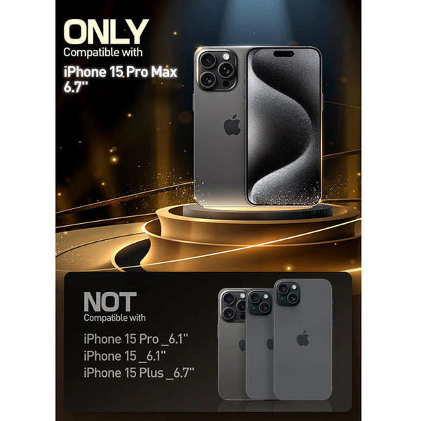 Supcase - Unicorn Beetle Defender - iPhone 15 Pro Max - Black