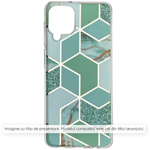 Techsuit - Marble Series - Xiaomi Redmi Note 13 4G - Green Hex