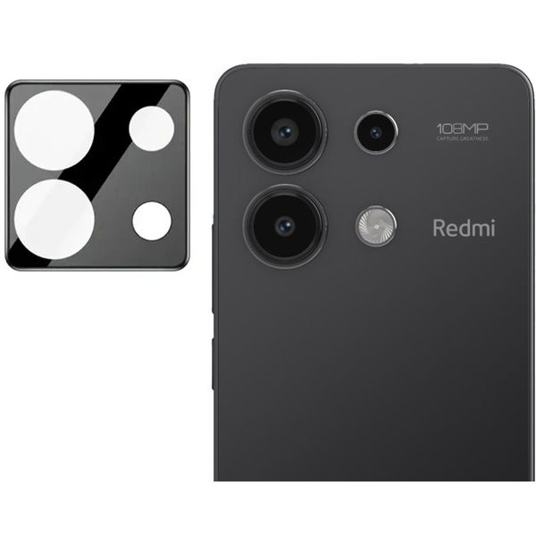 Techsuit - Full Camera Glass - Xiaomi Redmi Note 13 4G - Black