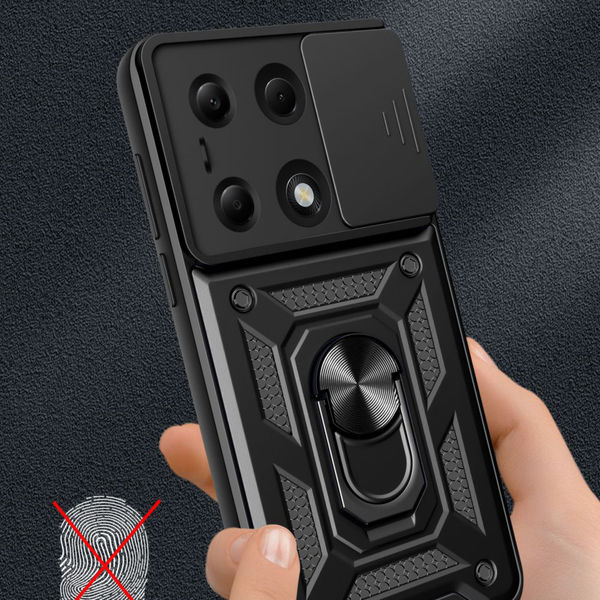 Techsuit - CamShield Series - Xiaomi Redmi Note 13 Pro 4G / Poco M6 Pro 4G - Black