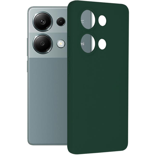 Techsuit - Soft Edge Silicone - Xiaomi Redmi Note 13 Pro 4G / Poco M6 Pro 4G - Dark Green