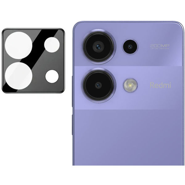 Techsuit - Full Camera Glass - Xiaomi Redmi Note 13 Pro 4G / Poco M6 Pro 4G - Black