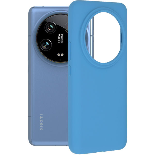 Techsuit - Soft Edge Silicone - Xiaomi 14 Ultra - Denim Blue