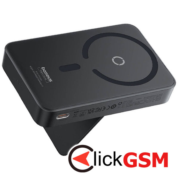 Baseus - Power Bank MagPro Magnetic PPCXZ05 (P10064101123-00) - USB-C, 5000mAh, 20W, MagSafe, Cable Type-C, 3A, 30cm - Black