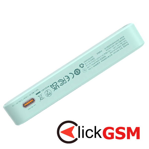 Baseus - Power Bank MagPro Magnetic PPCXZ05 (P10064101333-00) - USB-C, 5000mAh, 20W, MagSafe, Cable Type-C, 3A, 30cm - Mint