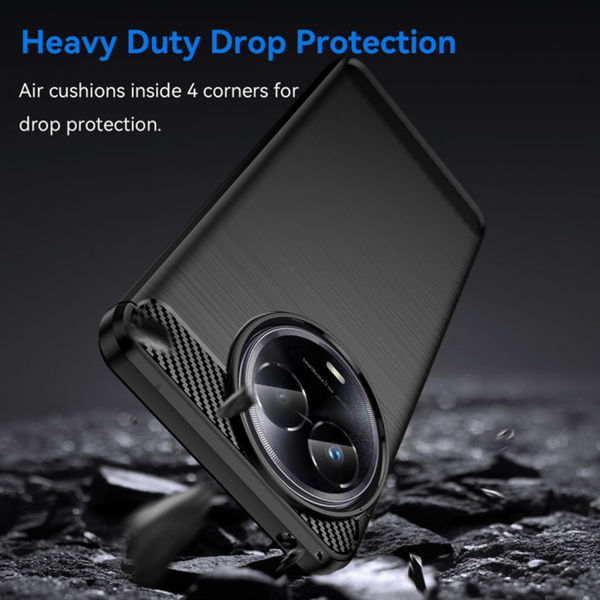 Techsuit - Carbon Silicone - Realme 11 5G - Black