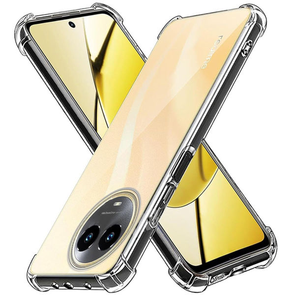 Techsuit - Shockproof Clear Silicone - Realme 11 5G - Clear