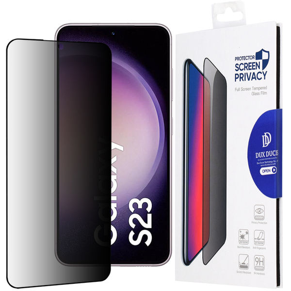 Dux Ducis - Tempered Glass Privacy - Samsung Galaxy S23 - Black