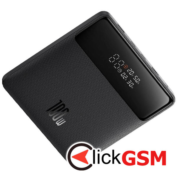 Baseus - Power Bank Blade HD (PPBL000301) - 2xUSB, 2xUSB-C, 20000mAh with Cable USB-C, Fast Charge, 100W - Black