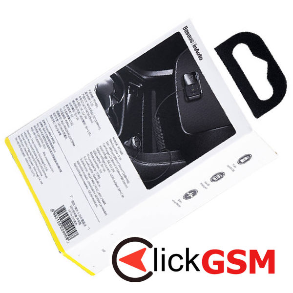 Baseus - Car MP3 Player + Charger Baseus S-16 (CCMT000201) - Bluetooth 5.0, 15W - Black