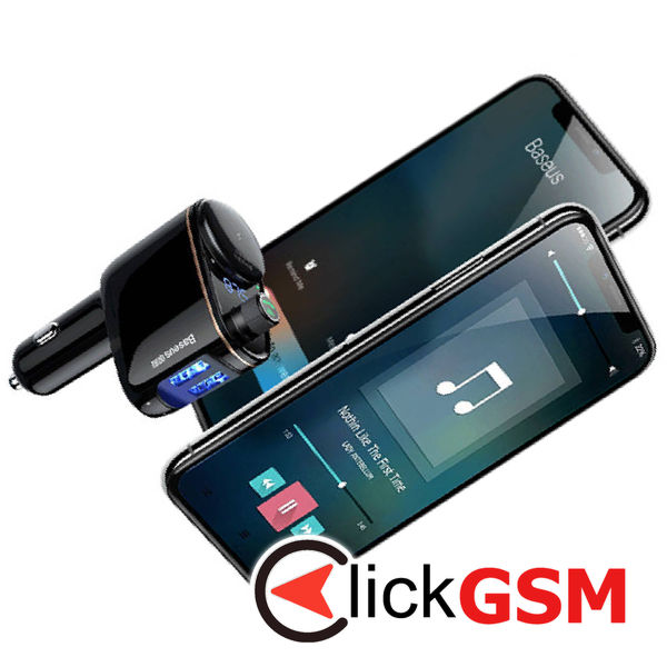 Baseus - Car MP3 Player S-06 (CCHC000001) - Bluetooth, 12-24V - Black