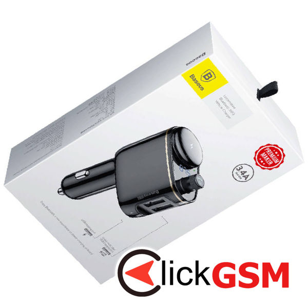 Baseus - Car MP3 Player S-06 (CCHC000001) - Bluetooth, 12-24V - Black