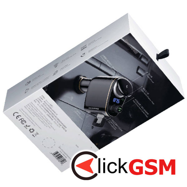 Baseus - Car MP3 Player S-06 (CCHC000001) - Bluetooth, 12-24V - Black