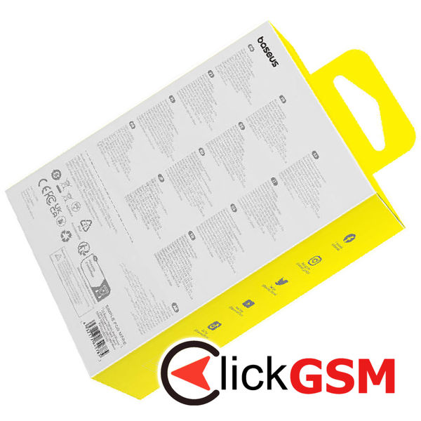 Baseus - Power Bank Magnetic Mini (P1002210B113-00) - MagSafe, 2x USB-C, Lightning, 30W, Fast Charge, 10000mAh - Black