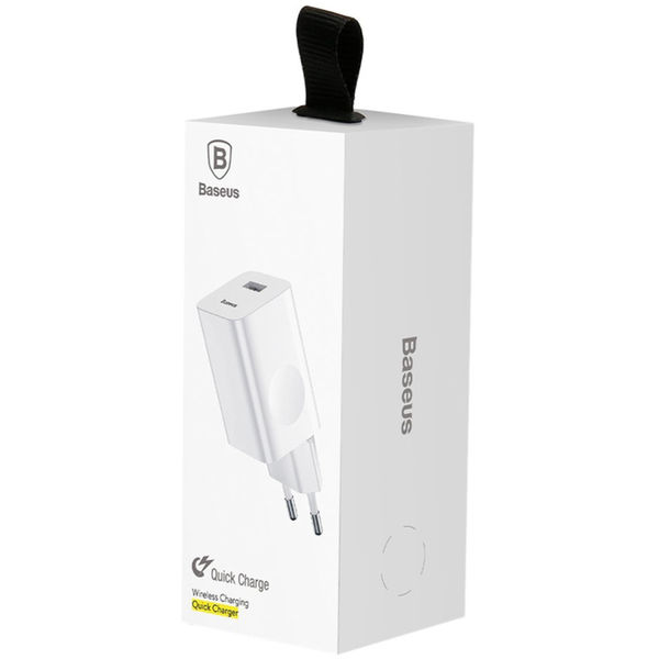 Baseus - Wall Charger (CCALL-BX02) - USB Quick Charge 3.0 - White