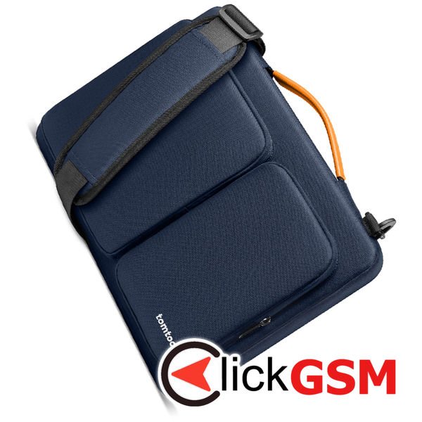 Tomtoc - Defender Laptop Briefcase (A42C2B1) - with Shoulder Strap and Small Card Pocket, 13″ - Navy Blue