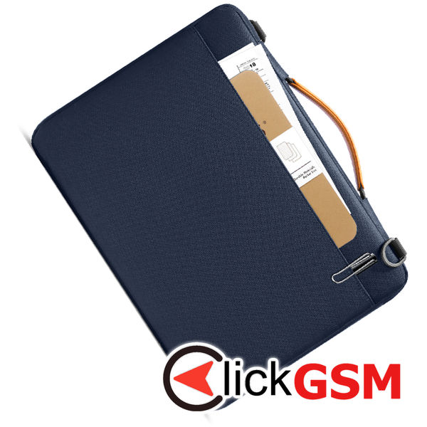 Tomtoc - Defender Laptop Briefcase (A42C2B1) - with Shoulder Strap and Small Card Pocket, 13″ - Navy Blue