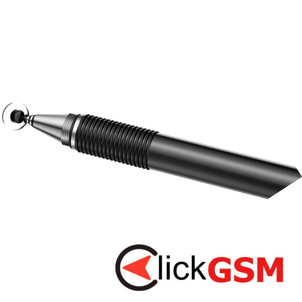 Baseus - Stylus Pen Golden Cudgel (ACPCL-01) - Capacitive, with Precision Disc and Gel Pen, for iOS, Android - Black
