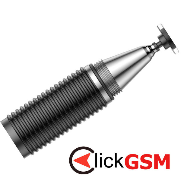 Baseus - Stylus Pen Golden Cudgel (ACPCL-01) - Capacitive, with Precision Disc and Gel Pen, for iOS, Android - Black